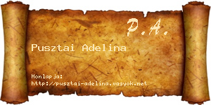 Pusztai Adelina névjegykártya